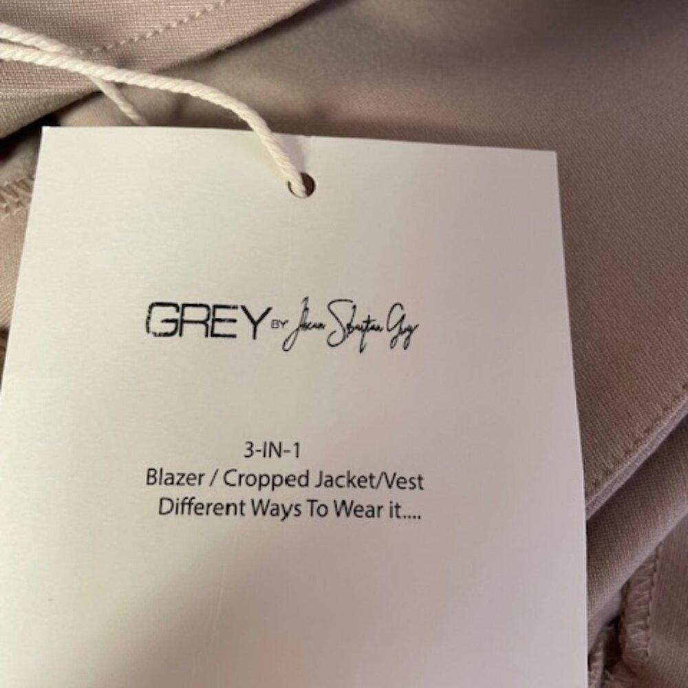 GREY by Jhoan Sebastian Grey 3-in-1 Ponte Blazer MEDIUM PETITE - Picture 6 of 12